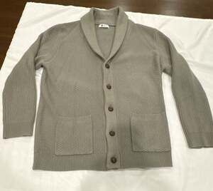 Runcati Men's Shawl Collar Button-Front Textured Knit Cardigan
